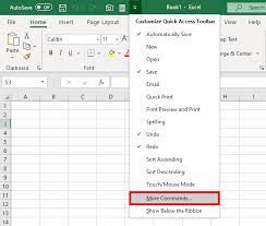 add calculator in excel to the toolbar