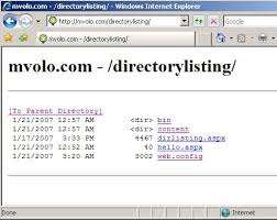 iis with directorylistingmodule