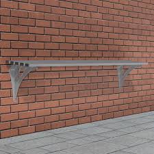 Outdoor Mild Steel Wall Mounted Bench