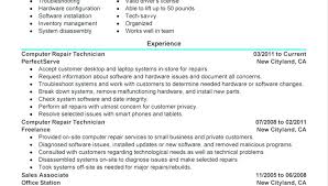 Computer Technician Resume Sample Philippines Template It Resumes