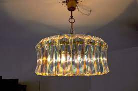 Italian Ceiling Lamp By Paolo Venini