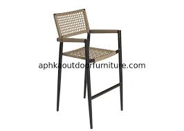 high armchair outdoor bar furniture