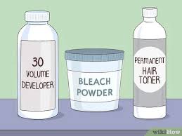 The type and formula of bleach for bleaching hair is no where near the same as the stuff you buy for household cleaning. How To Bleach Hair Blonde 12 Steps With Pictures Wikihow