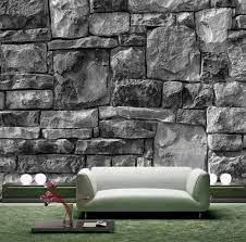 Wallpaper Dinding Custom 3d Batu Alam ...