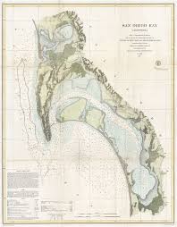 1857 U S C S Map Of San Diego Bay California California