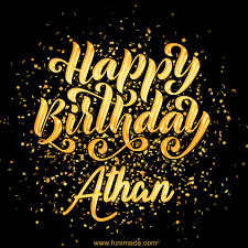 happy birthday card for athan