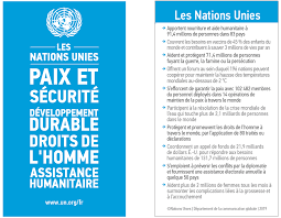 Carte 2019 Nations Unies