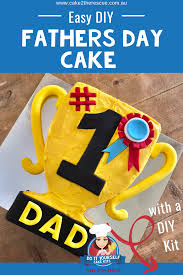 Get access to customisable will templates online. Diy Trophy Birthday Or Father S Day Cake Kit Cake 2 The Rescue Dad Birthday Cakes Cake Kit Fathers Day Cake