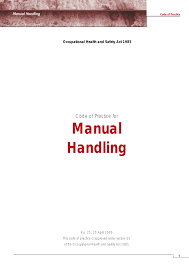 Manual Handling Worksafe Victoria