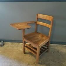 Made of engineered wood in restored gray finish. Antique School Desks 1900 1950 For Sale Ebay