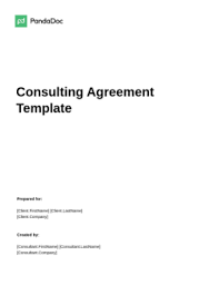 free consulting agreement templates