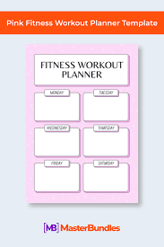 15 best workout schedule templates