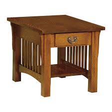 Cubic End Table 22 W Amish Furniture