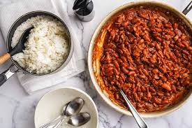 quick red beans and rice nibble and