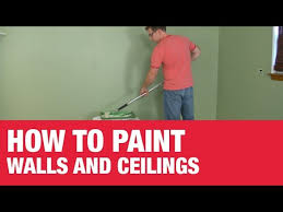 how to paint walls and ceilings ace