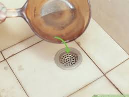unclog a drain with salt and vinegar