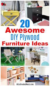 20 diy plywood furniture ideas diy