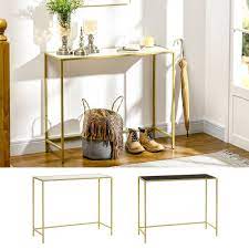 industrial console table hall table
