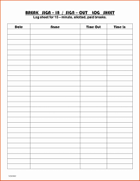 005 Visitor Sign In Sheet Template Visitors Signing Create With