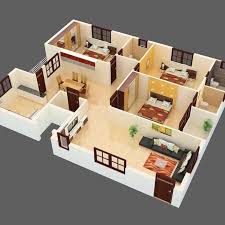 3d Floor Plan Layout House