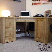 Shop for oak corner computer desk online at target. Torino Solid Oak Corner Computer Desk House Of Oak