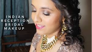 indian reception bridal makeup