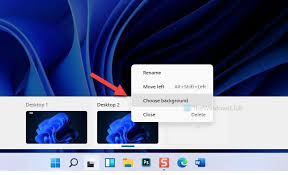 diffe desktops on windows 11