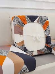 Geometric Pattern Sofa Seat Cushion