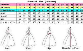 Boss Suit Standard Size Chart Boss Suit Standard Size Chart