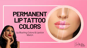 permanent lip tattoo colors for lip