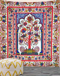Multi Colored Tree Of Life Tapestry