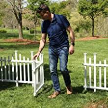 ♦ quality control and delivery time is strictly. Amazon Com Zippity Outdoor Products Zp19001 Madison Vinyl Picket Fence White 30 X 56 1 Box 2 Panels Garden Outdoor