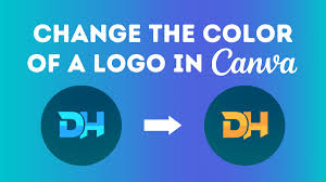 change the color of a logo in canva
