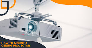 mount a ceiling projector