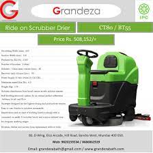 ipc ct80 bt55 ride on floor scrubber