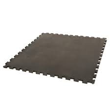 solid rubber interlocking gym floor