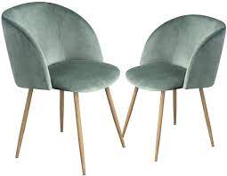 Check spelling or type a new query. Set Of 2 Modern Soft Velvet Chairs Dining Armchairs Accent Chair For Living Room Ebay