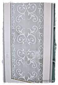 How To Stencil Glass Doors Live