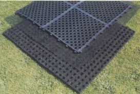 Self Draining Tiles To Protect Grass In