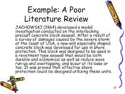 Literature Review Outline Template        Free Sample  Example     Writing a Literature Review