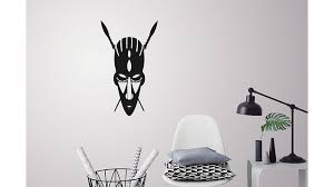 african mask wall decoration 3d model