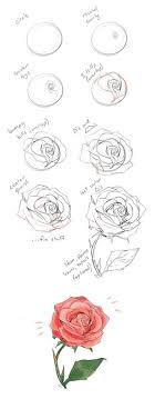 We start drawing from the center. Drawing Step By Step Simple Rose Design Drawing