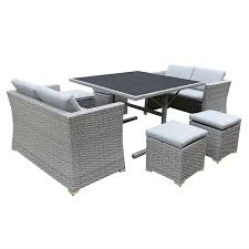 homebase rattan furniture set