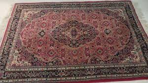 asian style wool pile rug