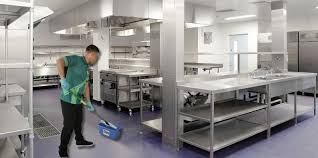 how to clean a commercial kitchen floor