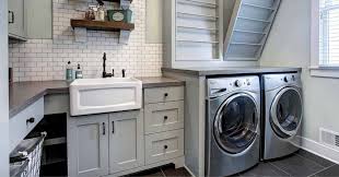 Install laundry room cabinets, work spaces, storage containers, and more for a functional and beautiful give your laundry room new life with updated cabinets, appliances, and lighting. Tiny Laundry Room Try These 10 Creative Cabinet Ideas