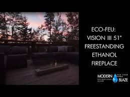 Vision Iii Ethanol Fireplace By Eco Feu