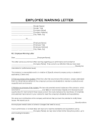 free employee warning notice template