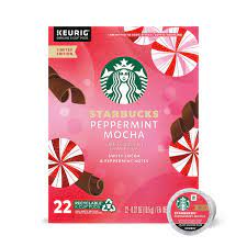 starbucks k cup coffee pods peppermint