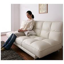 visby 3 in 1 sofabed white faux